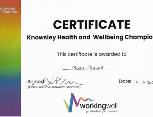 We are now a Knowsley Health and Wellbeing Champion
